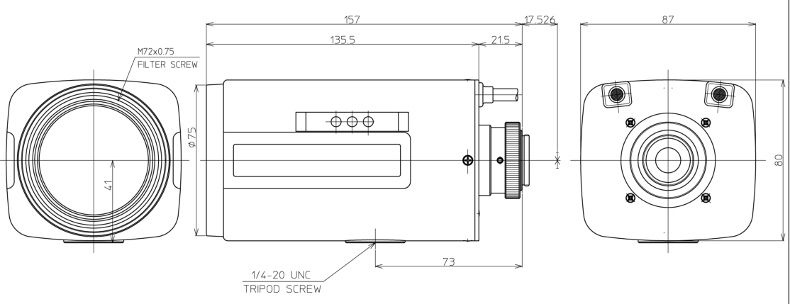 LMZ0812AMPDC-IR外形尺寸图