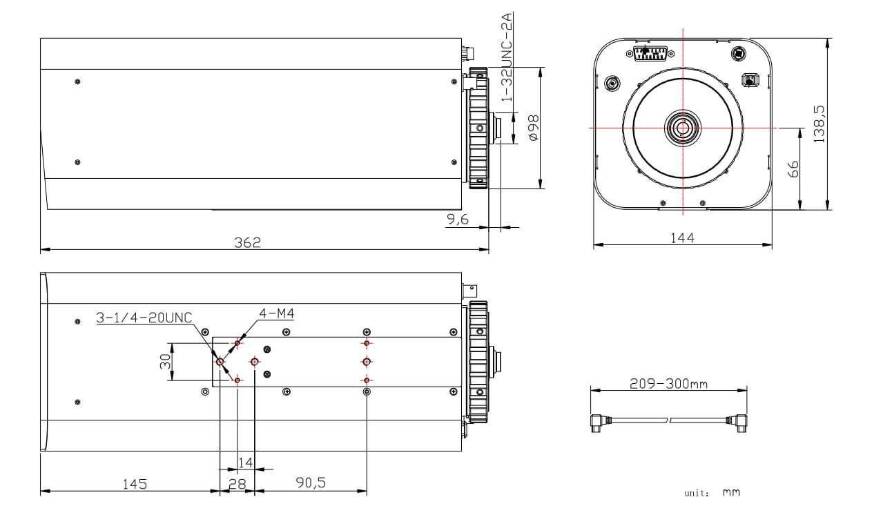 MX-55X1100-AF外形尺寸 MX-55X1100-AF外形尺寸